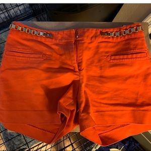 Michael Kors Orange Shorts Size 2